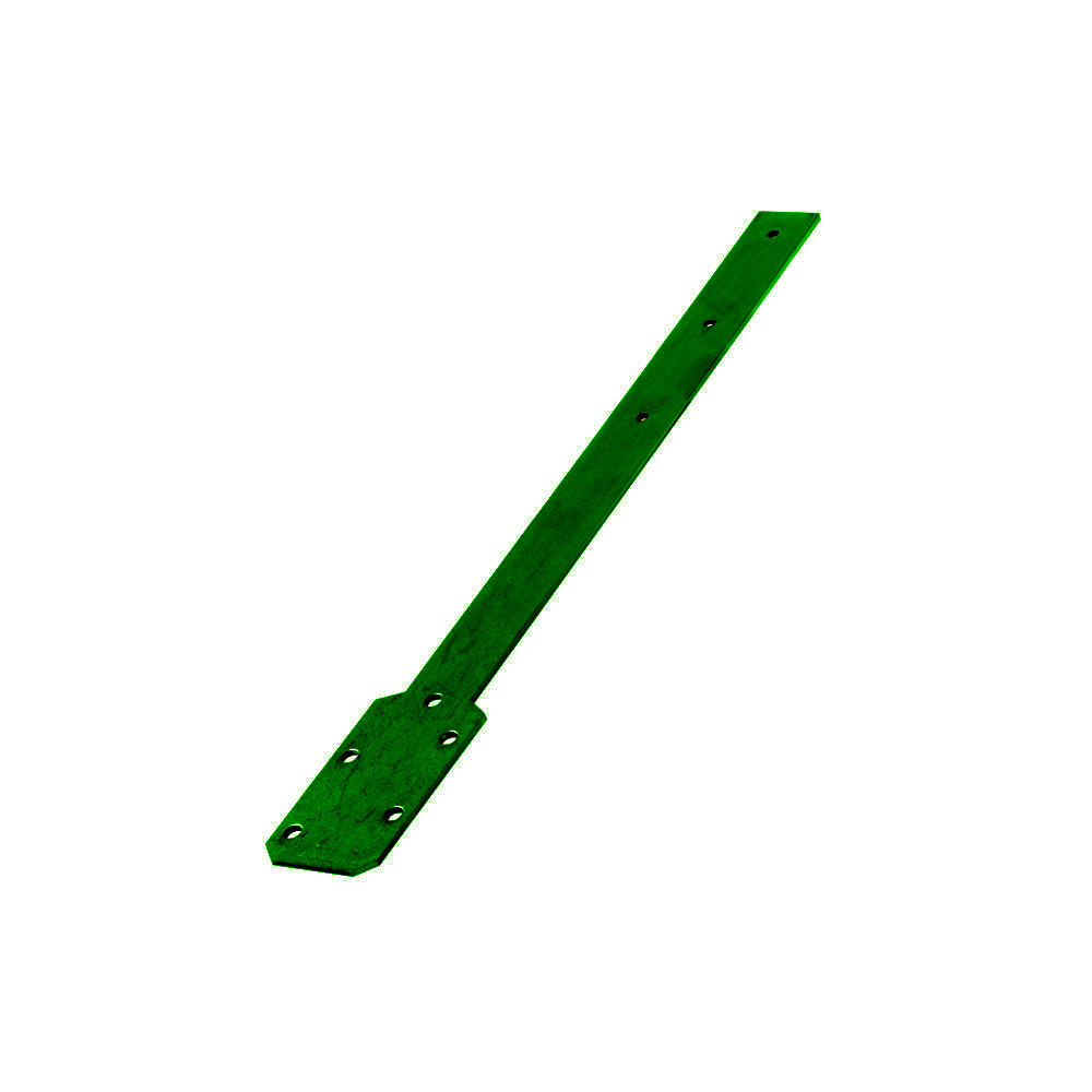 Крепежная планка прямая металл BRYZA 125 (зеленый, кирпичный, черный) 